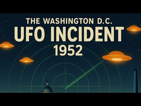 Der Washington-D.C.-UFO-Vorfall von 1952  - Radar, Jets und ein ungelöstes Rätsel